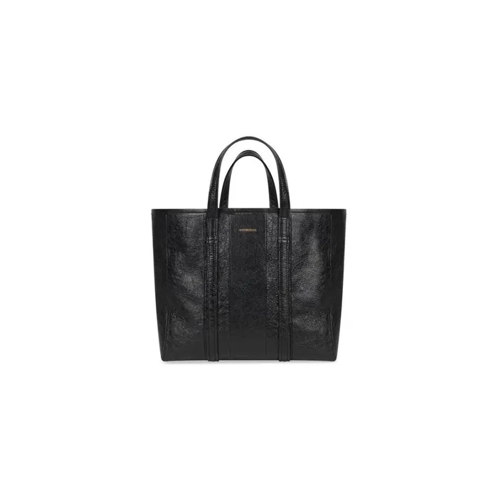 Women Tote Bags Balenciaga Barbes Medium Eastwest Shopper Bag In Black