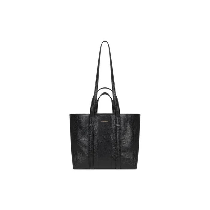 Women Tote Bags Balenciaga Barbes Medium Eastwest Shopper Bag In Black