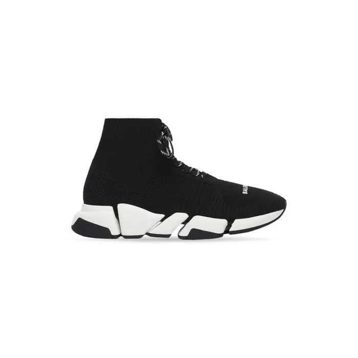 Women Trainers Balenciaga Speed 20 Laceup Trainers In Blackwhite