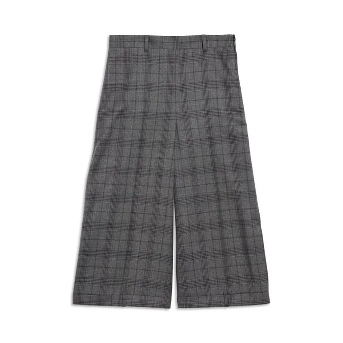 Women Trousers Balenciaga Deconstructed Long Shorts In Grey