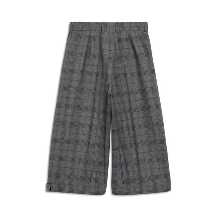 Women Trousers Balenciaga Deconstructed Long Shorts In Grey
