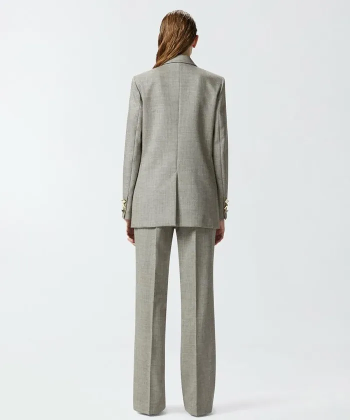 Women Trousers Pinko Frescolana Straightcut Trousers With Pockets Beigecreta Women Trousers Pinko Frescolana Straightcut Trousers With Pockets Beigecreta