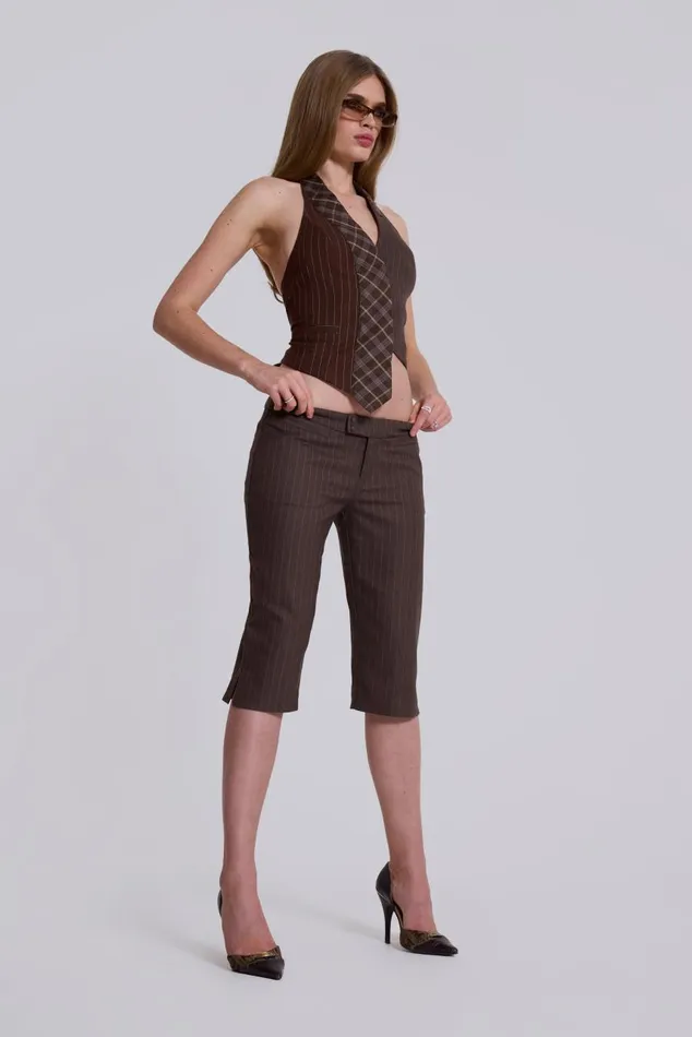 Women Tuesday Tailored Capri Trousers Jaded London CoOrds