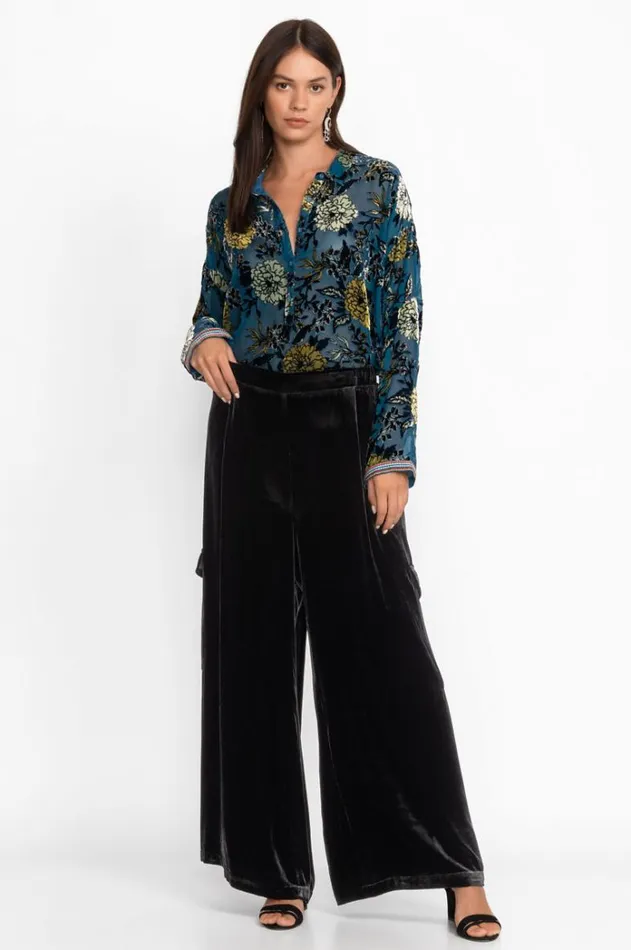 Women Zatima Silk Cargo Pant Black Johnny Was Bottoms Women Zatima Silk Cargo Pant Black Johnny Was Bottoms