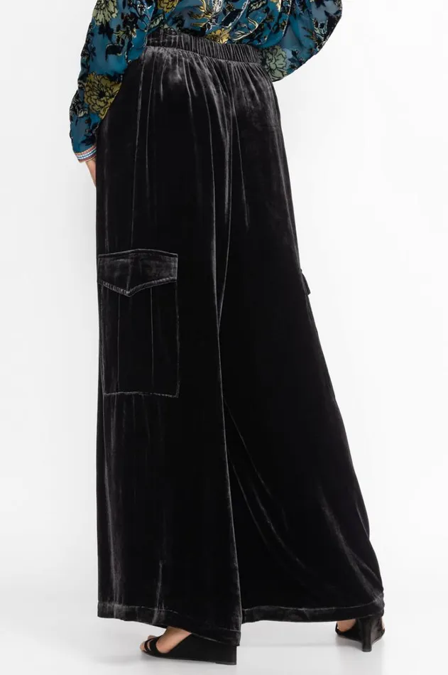 Women Zatima Silk Cargo Pant Black Johnny Was Bottoms Women Zatima Silk Cargo Pant Black Johnny Was Bottoms