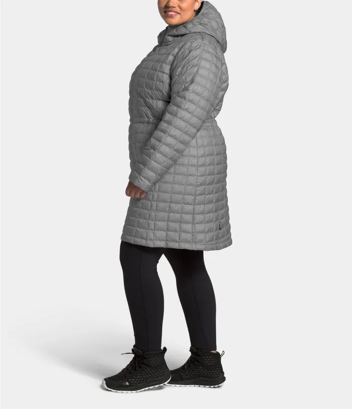 Womens Plus ThermoBall Eco Parka Tnf Medium Grey Heather The North Face Insulated and Down Jackets