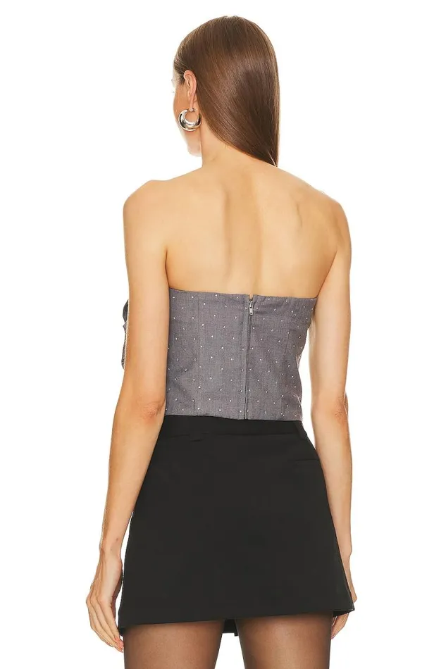 X Bridget Amory Top Grey Women Lovers and Friends Tops
