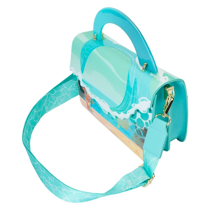 Young Moana Ocean Wave Crossbody Bag Unisex Loungefly Crossbody Bags