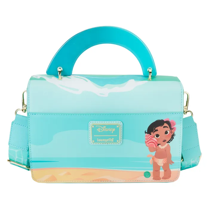 Young Moana Ocean Wave Crossbody Bag Unisex Loungefly Crossbody Bags
