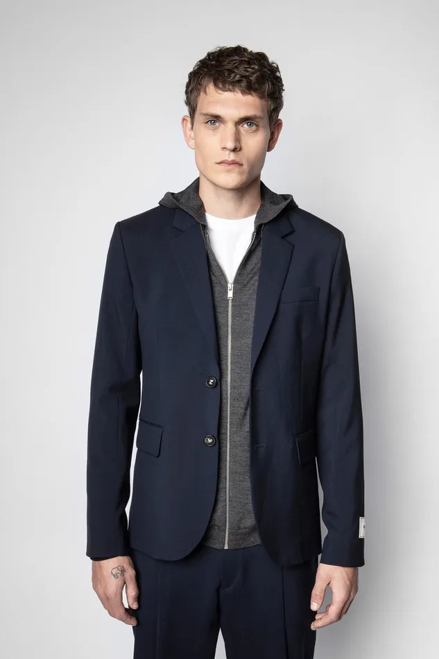 Zadig and Voltaire All Men VERSION WOOL JACKET INK 8211 Men