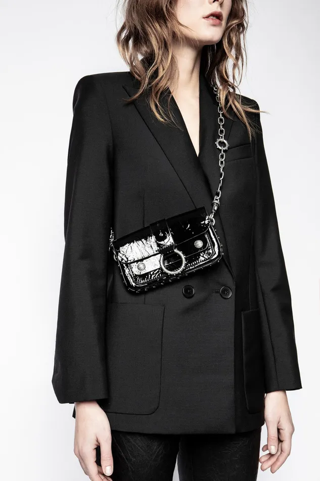Zadig and Voltaire Bags KATE MINI PATENT BAG 8211 WomenMen